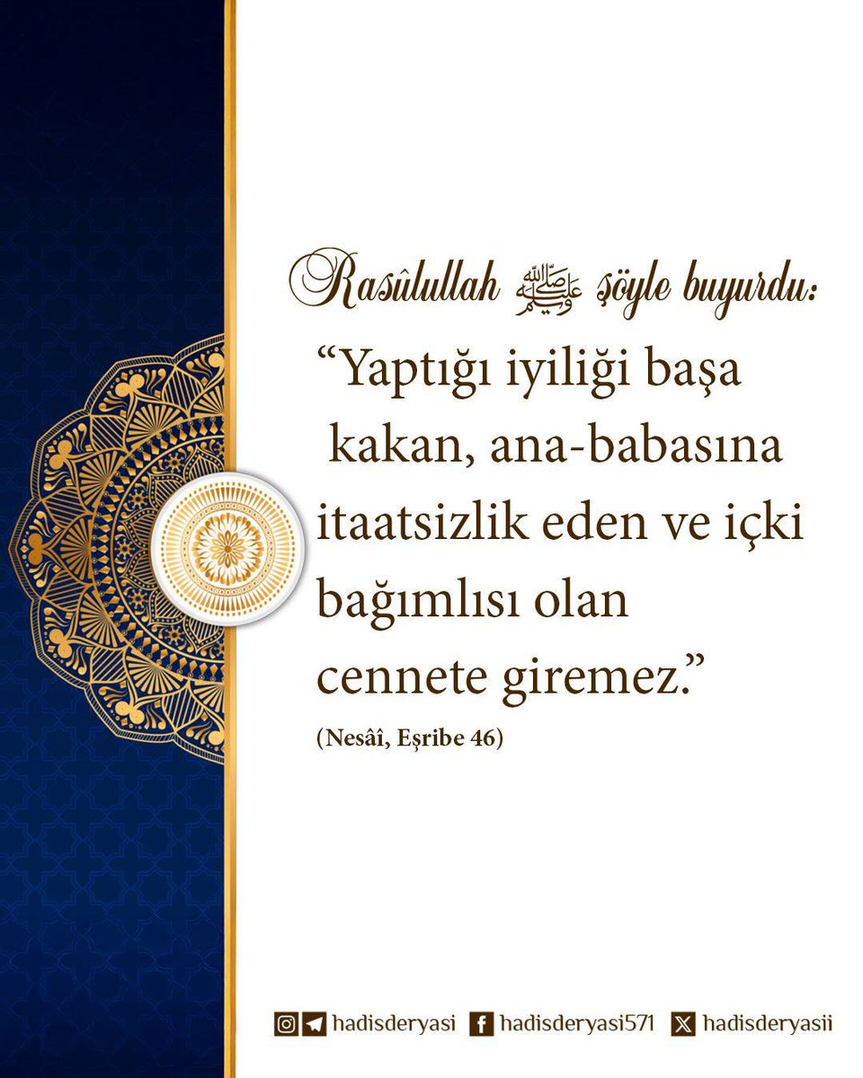 hadisderyasii's tweet photo. Hadis-i Şerif https://t.co/hwHcSd2QmS
