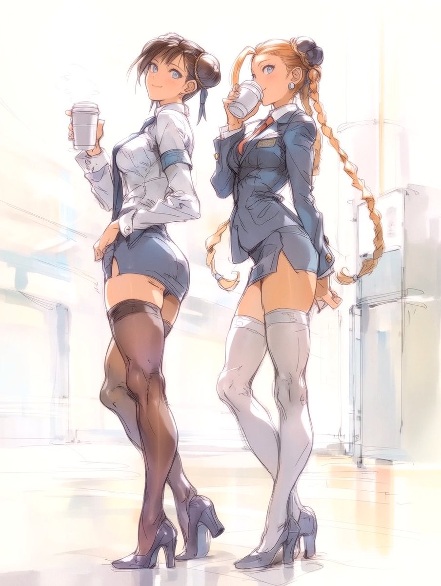 refisan17's tweet photo. Gm 𝕏 fam♥️
Chun-li &amp; Cammy☕️
#Streetfighter https://t.co/nNMOO850NS