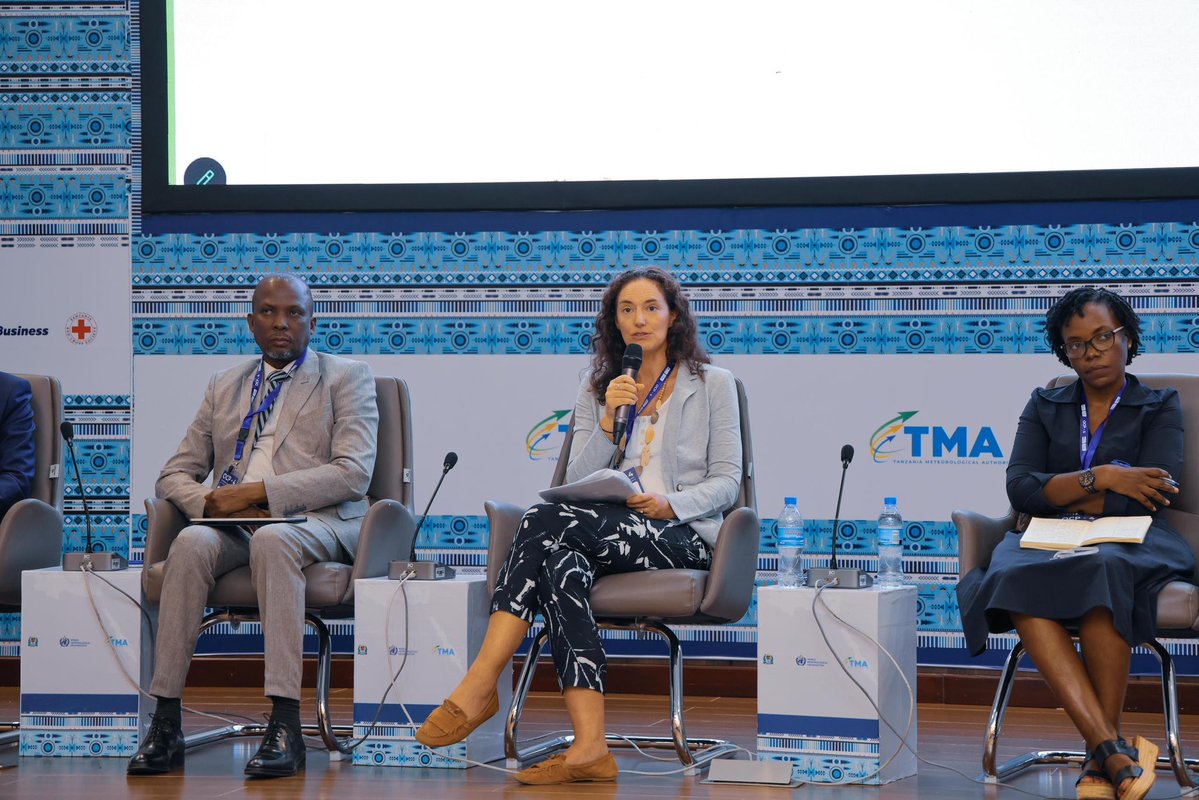 WFP_Tanzania's tweet photo. βοΈ How do we act before disasters strike?
At the #OCP4 side event on #AnticipatoryAction, experts from government, WFP and meteorological agencies explored how climate forecasts can trigger early action to protect lives and livelihoods before droughts and floods hit. https://t.co/bSe9Bhp9C1