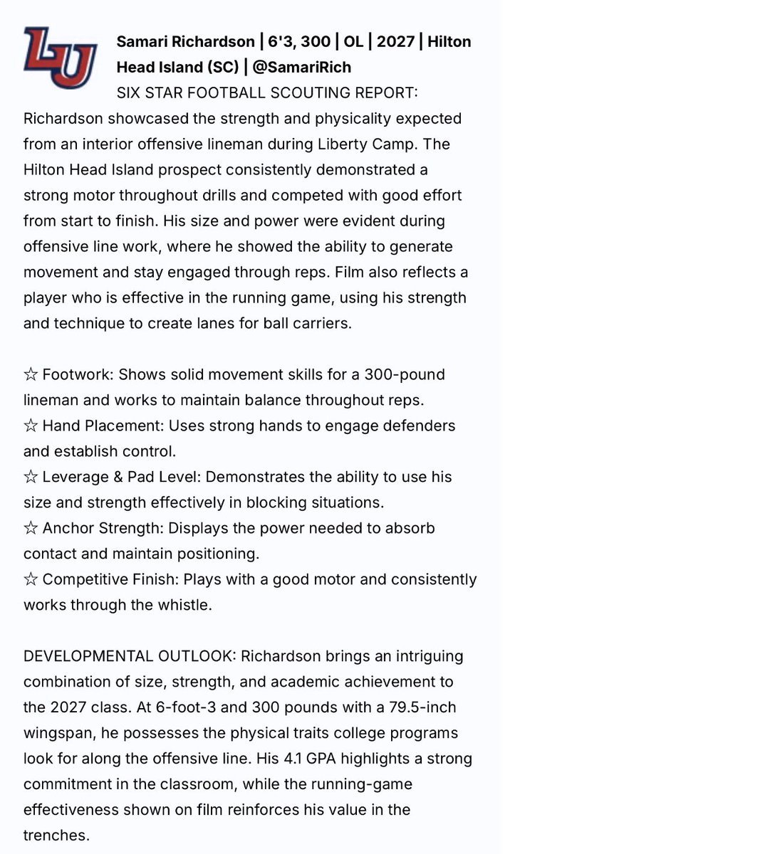 Samari Richardson tweet media