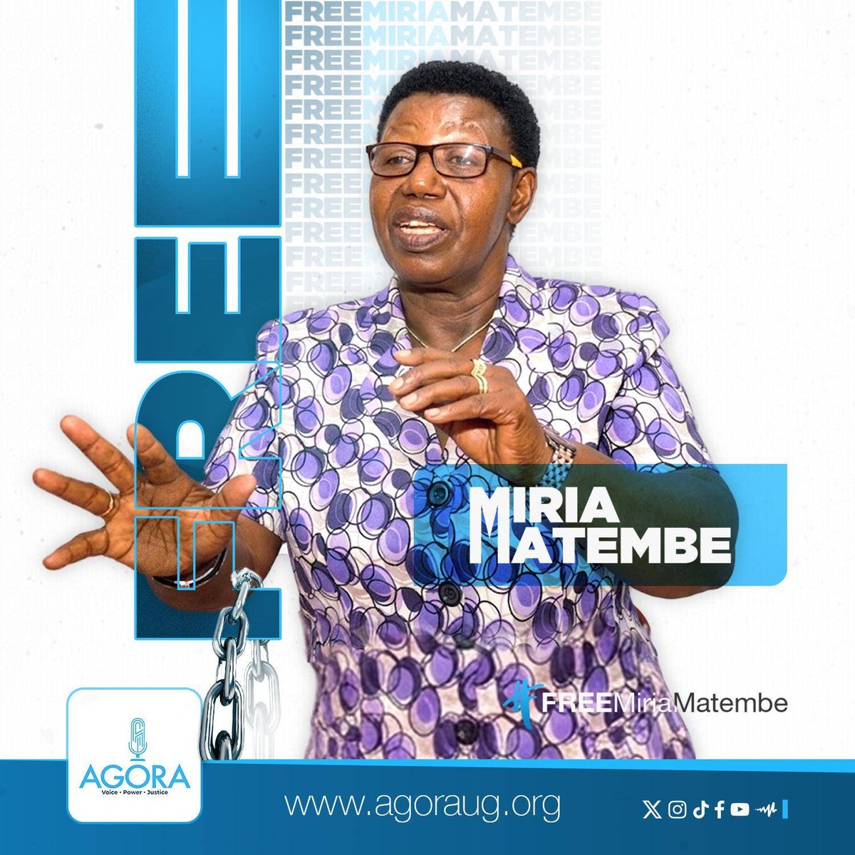 aalesimaria's tweet photo. Good morning @allsaintskla Miria Matembe has a bail hearing today at 11am at the Luzira Magistrate's Court. We  hope to see your good faces there. https://t.co/u8OwDaumxn