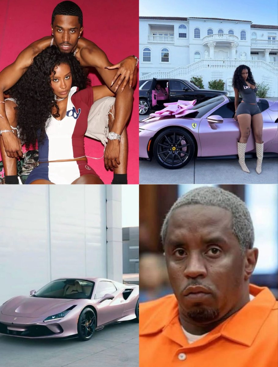 esegbonaluis's tweet photo. CRAZY 😳😳😳

P Diddy’s Son King Combs buys his girlfriend a $500k Ferrari F8 Tributo to celebrate her birthday .  

Fans are worried , P Diddy is in prison suffering but the way his son is spending money is CRAZY .  

Diddy’s net worth has fallen from a billion dollar to just $400 million as we speak .  

Fans believe his kids are not helping it as they are spending RECKLESSLY.