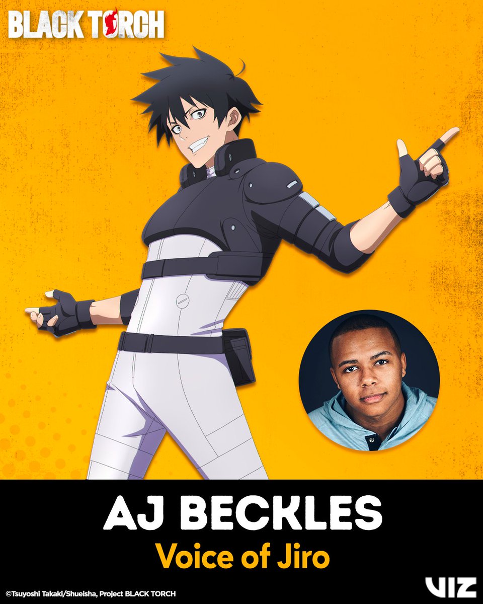 Crunchyroll's tweet photo. In case you missed it, the BLACK TORCH English dub begins this Saturday alongside the sub! 🔥

See the cast and crew: https://t.co/MDdEkLj0bB https://t.co/XIeX3mzYS0