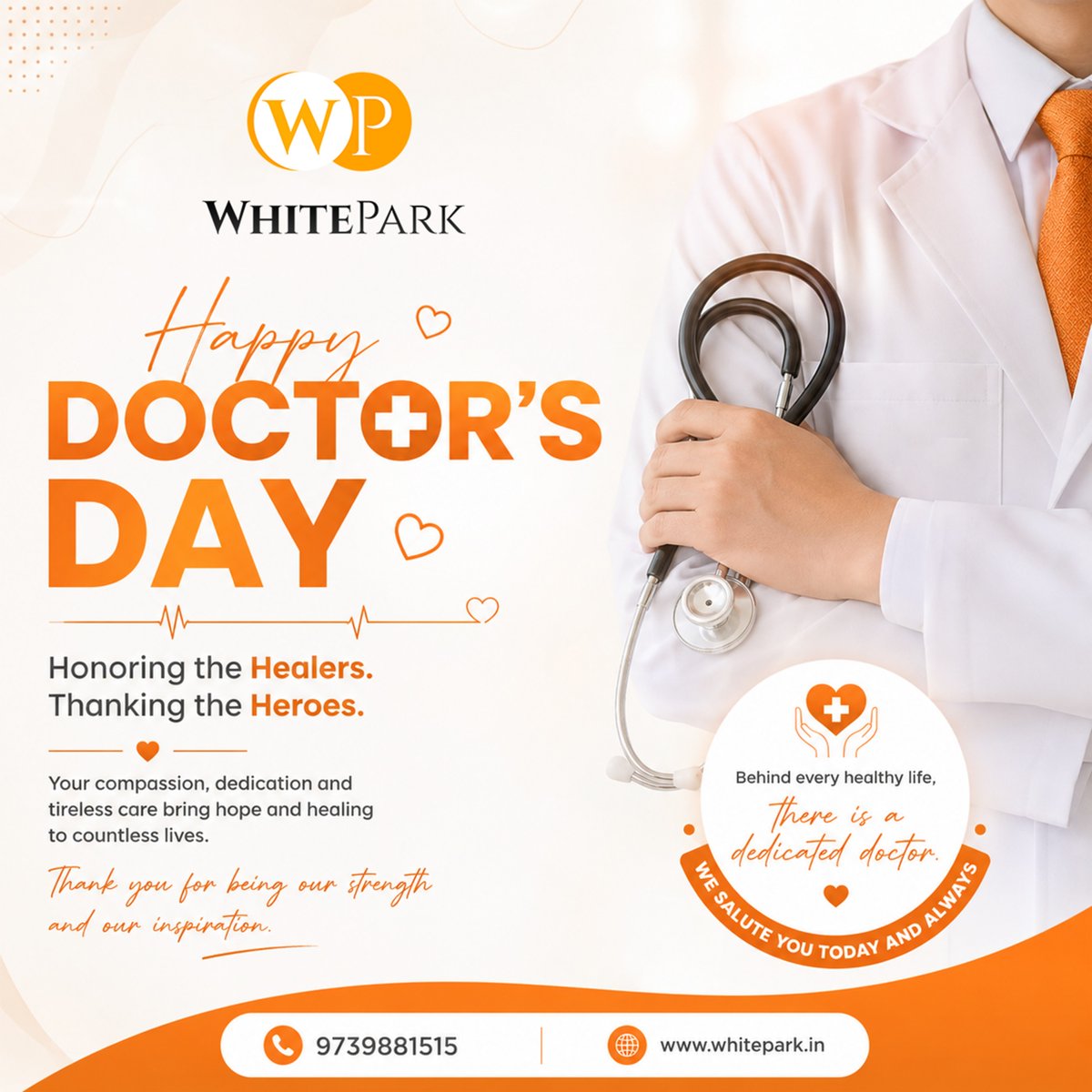 _whitepark's tweet photo. Happy Doctors' Day! 🩺💙

Today, we celebrate the unwavering dedication, compassion, and commitment of every doctor who works tirelessly to keep our communities healthy.

Happy Doctors' Day to all our real-life heroes! ❤️

#HappyDoctorsDay #DoctorsDay #ThankYouDoctors #Healthcare https://t.co/nTJ3dnF7zR