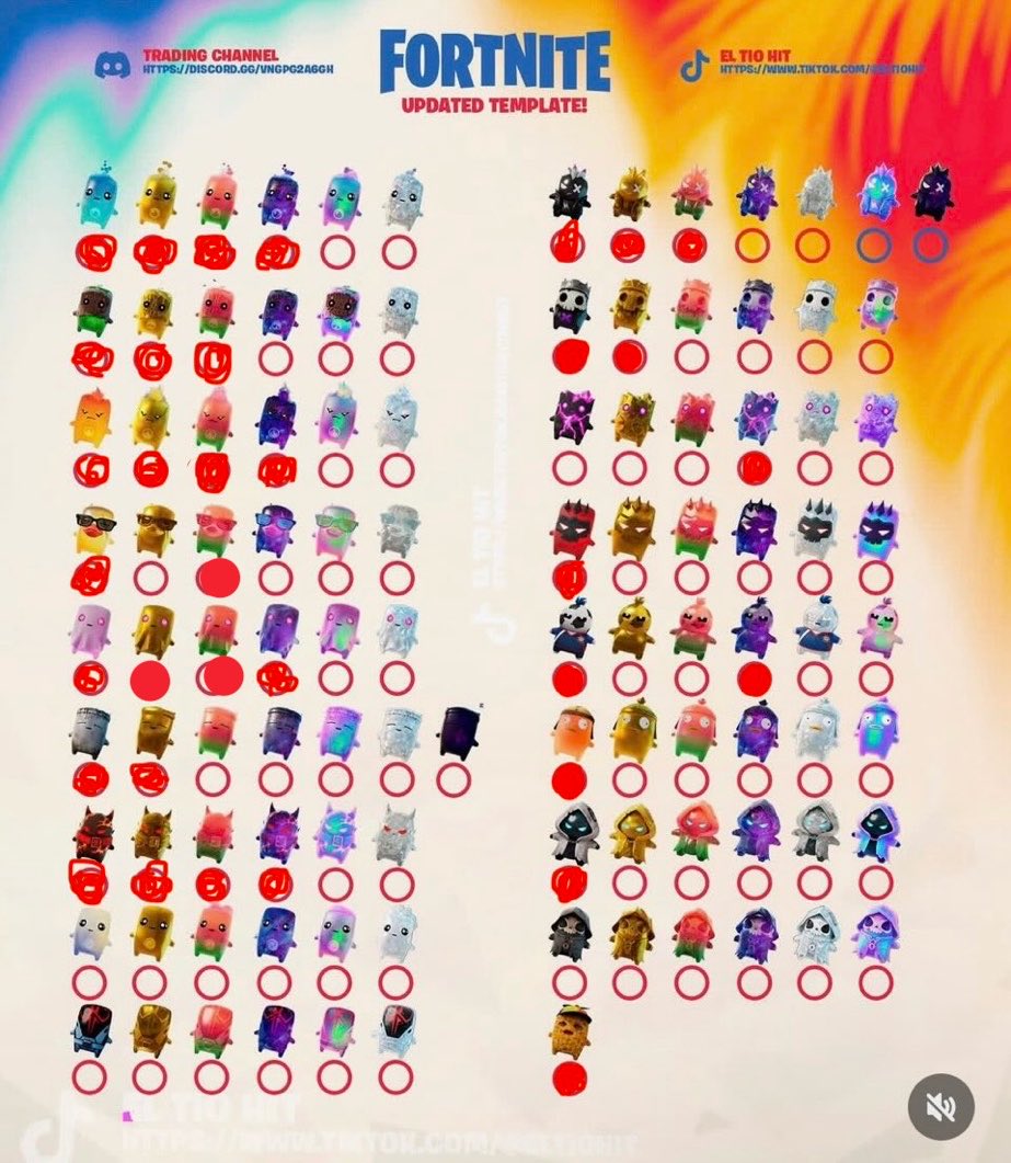 Ed1tzz80's tweet photo. Can anyone help me with collecting the rest of my sprites? I have these to trade! #fortnite #sprites https://t.co/hf89zDj6yC