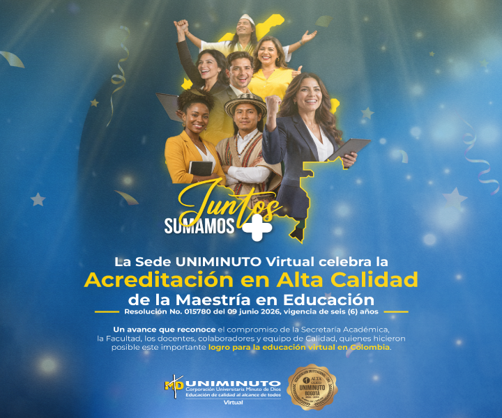 redmutis's tweet photo. La Maestría en Educación recibe acreditación en Alta Calidad @UNIMINUTOCOL 
https://t.co/3GADTaD8vW https://t.co/quHpMcGT7N