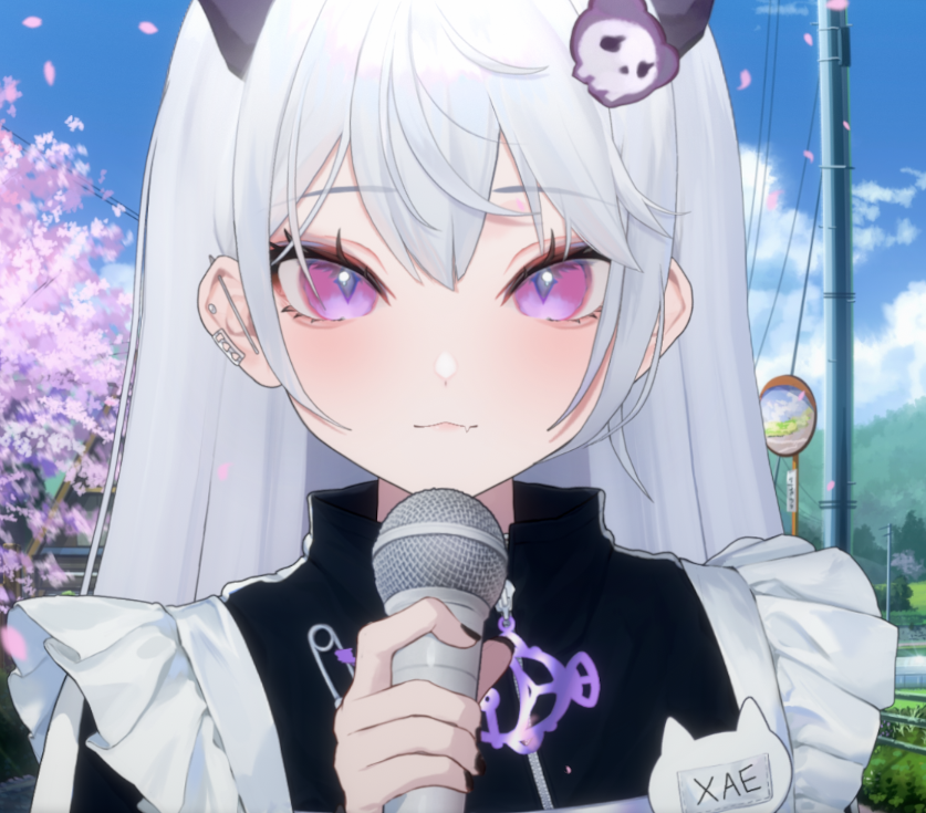 Xaeela's tweet photo. singing live on twitch now! https://t.co/WcNgSvVfuD