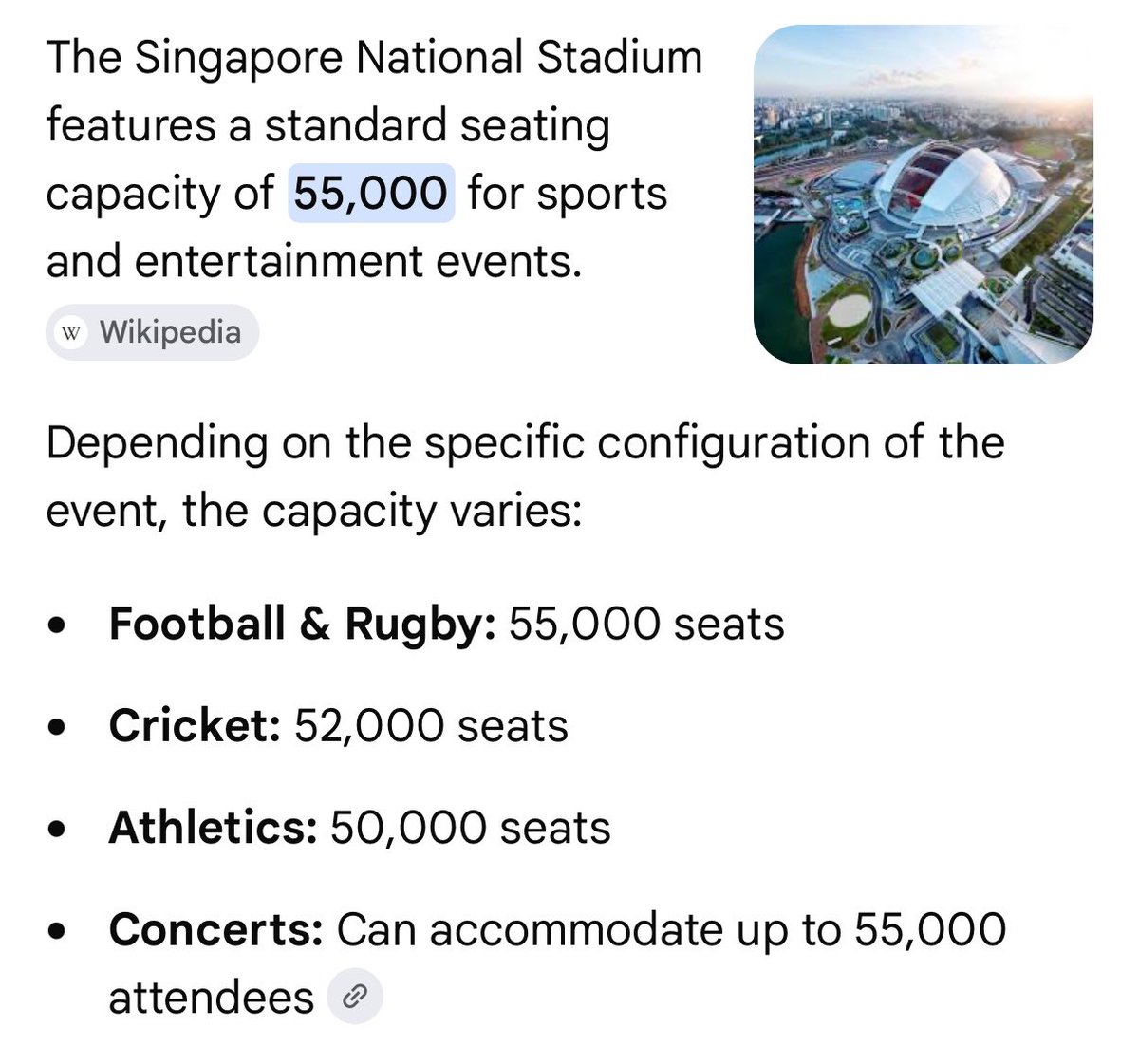 _jellyjake's tweet photo. แล้วจัดสเกลใหญ่ม้ากกกกกกก
Singapore National Stadium ความจุ 55K
Jakarta International Stadium ความจุ 82K

ดีใจที่เอนไฮเพนประสบความสำเร็จมาก ๆ แต่อีกใจก็แอบกลัว ที่มันจัดสถานที่ใหญ่ขนาดนี้ กลัวจะดึงคนจากแถบนี้ไปลง 2 เมืองนี้หมด กลัวจะไม่มีไทย 😭😭😭😭😭 https://t.co/j1QINp7vrT