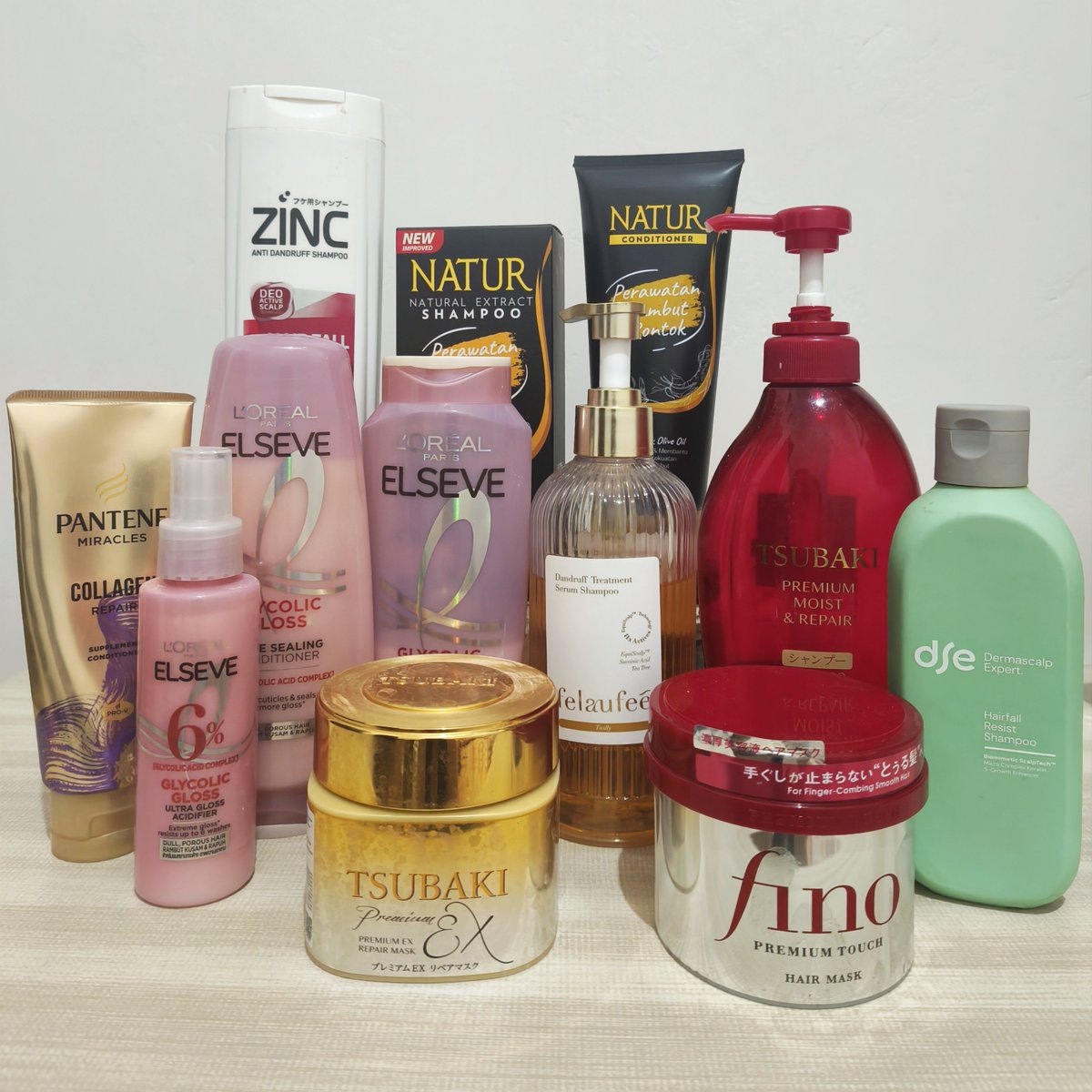 agnesnw_'s tweet photo. Ini hair care yang udah aku cobain ya, boleh comment kalau mau dispill resultnya🫶🏻 https://t.co/o0H7j89jLO