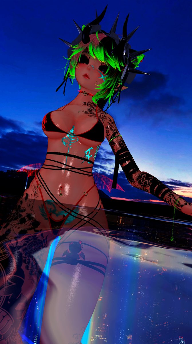 Yuniperlexi's tweet photo. En lo alto de la ciudad…
#VRChat #VRChatDancer #VRChatAvatar #VRChatCommunity https://t.co/7Arv0he0LI