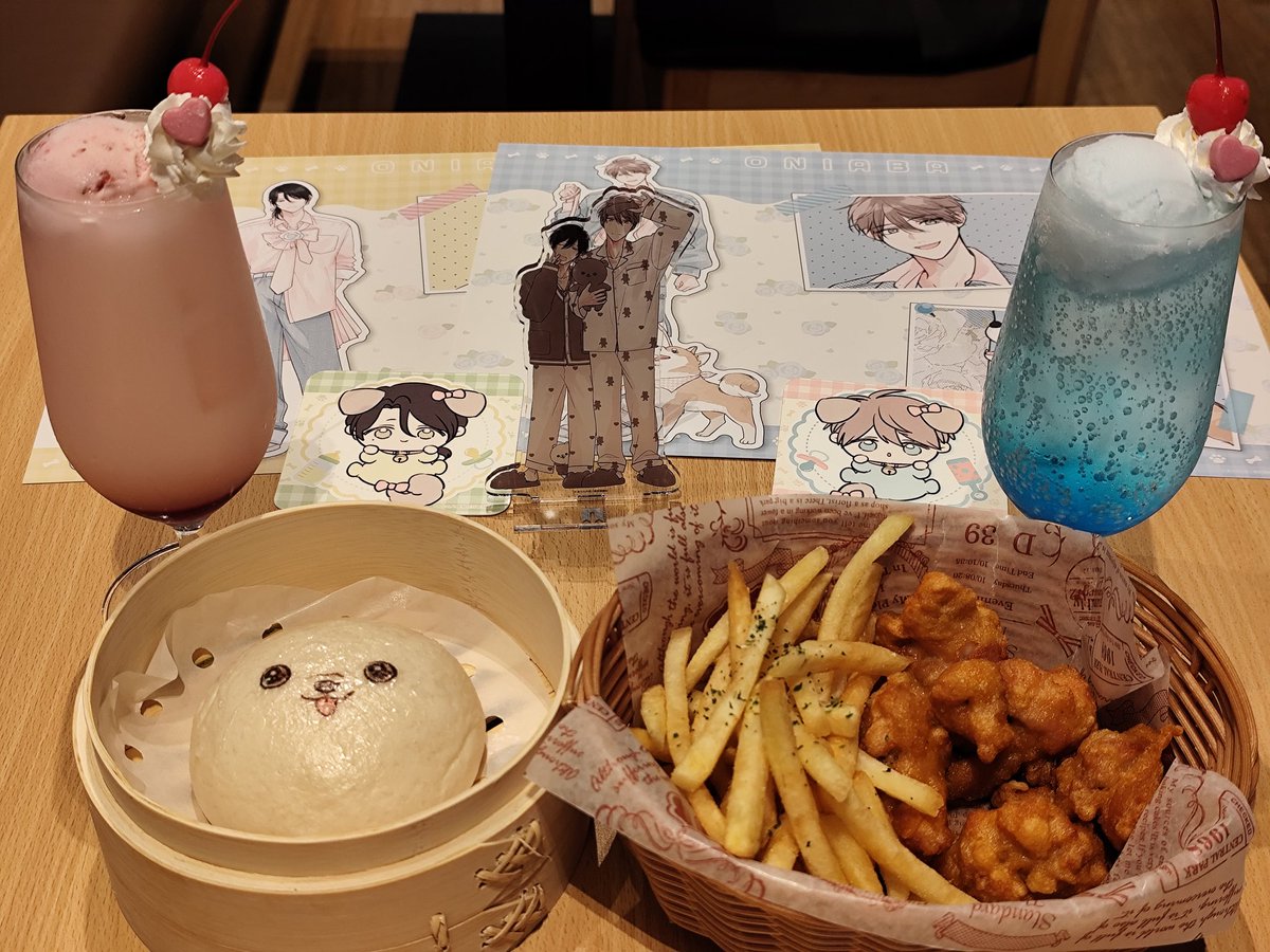hanataicho_'s tweet photo. 久々のコラボカフェ☕️
最近はBLマンガにハマっていて、お気に入りのマンガの1つのカフェこれて幸せ〜🥰 https://t.co/8ZlzWNTkRM
