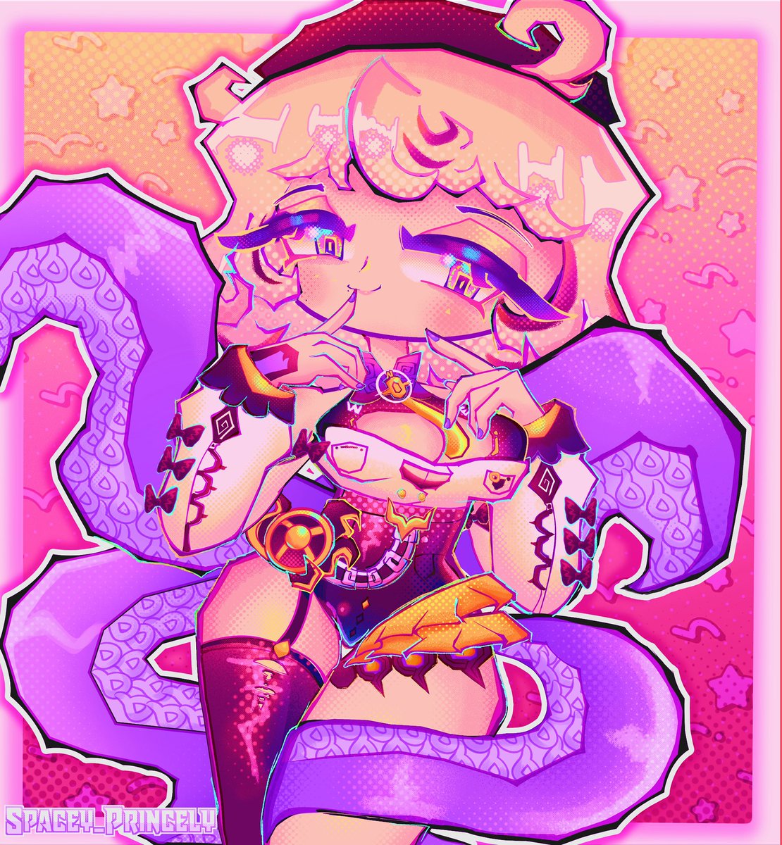 Spacey_Princely's tweet photo. Yidhari 🦑🐙💛💜✨
 #zzz #zenlesszonezero #yidhari https://t.co/rov5aAoOCL