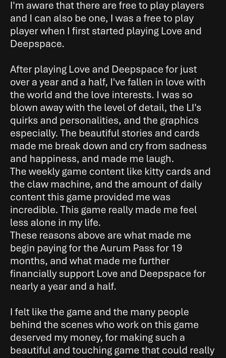 ThatDayDreamerr's tweet photo. my nearly 7k strongly worded email to @InfoldGames_ and @Love_Deepspace

#NoToValkoCancellation #BringValkoBack #JusticeforValko
(1/3) https://t.co/YHMIIWbPcH