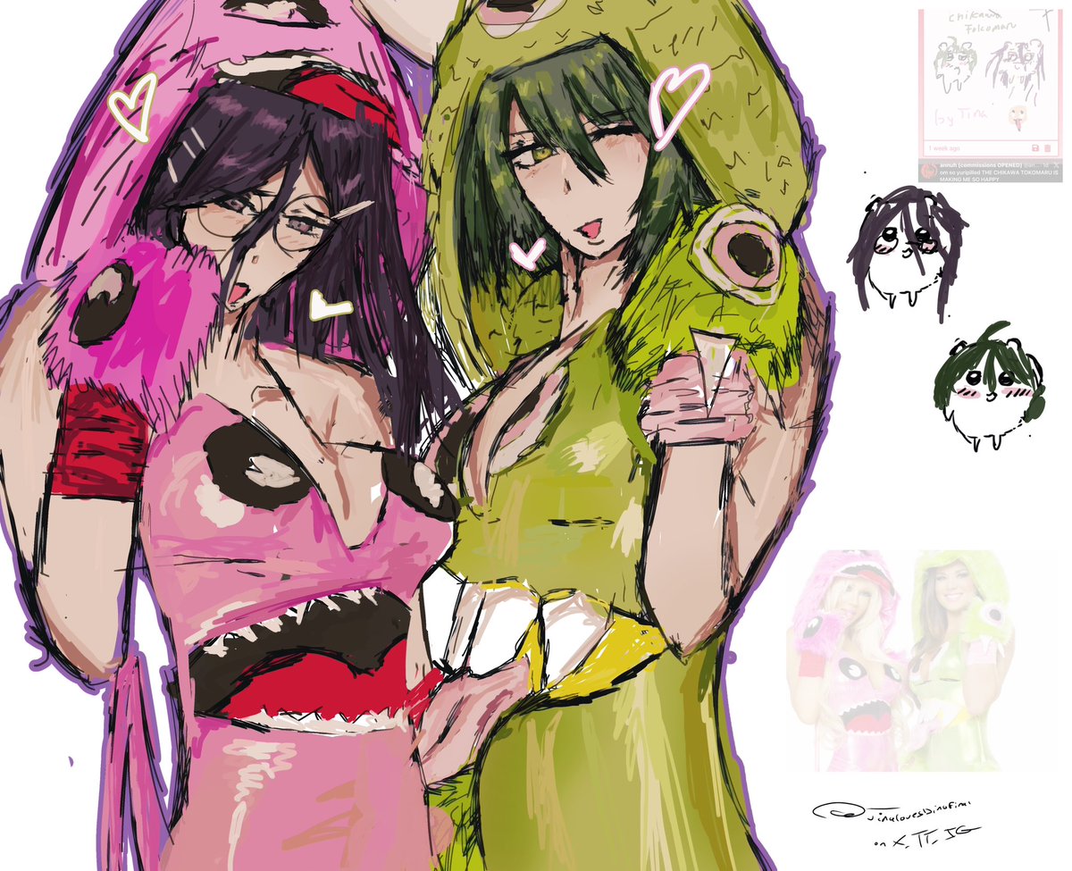 Tinalovesdino's tweet photo. Monster Tokomaru art for a good buddy @anniqx__ #tokomaru #komaru #toko #yuti https://t.co/IrH56p6Ick