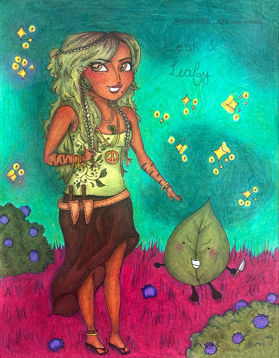 cinnawoody's tweet photo. leafy humanized / gijinkafied!! pls tell me who u wanna see next :3

#bfdi #bfdia #leafybfdi #leafybfdia #osc #objectshowcommunity https://t.co/RFRVNAvL3B