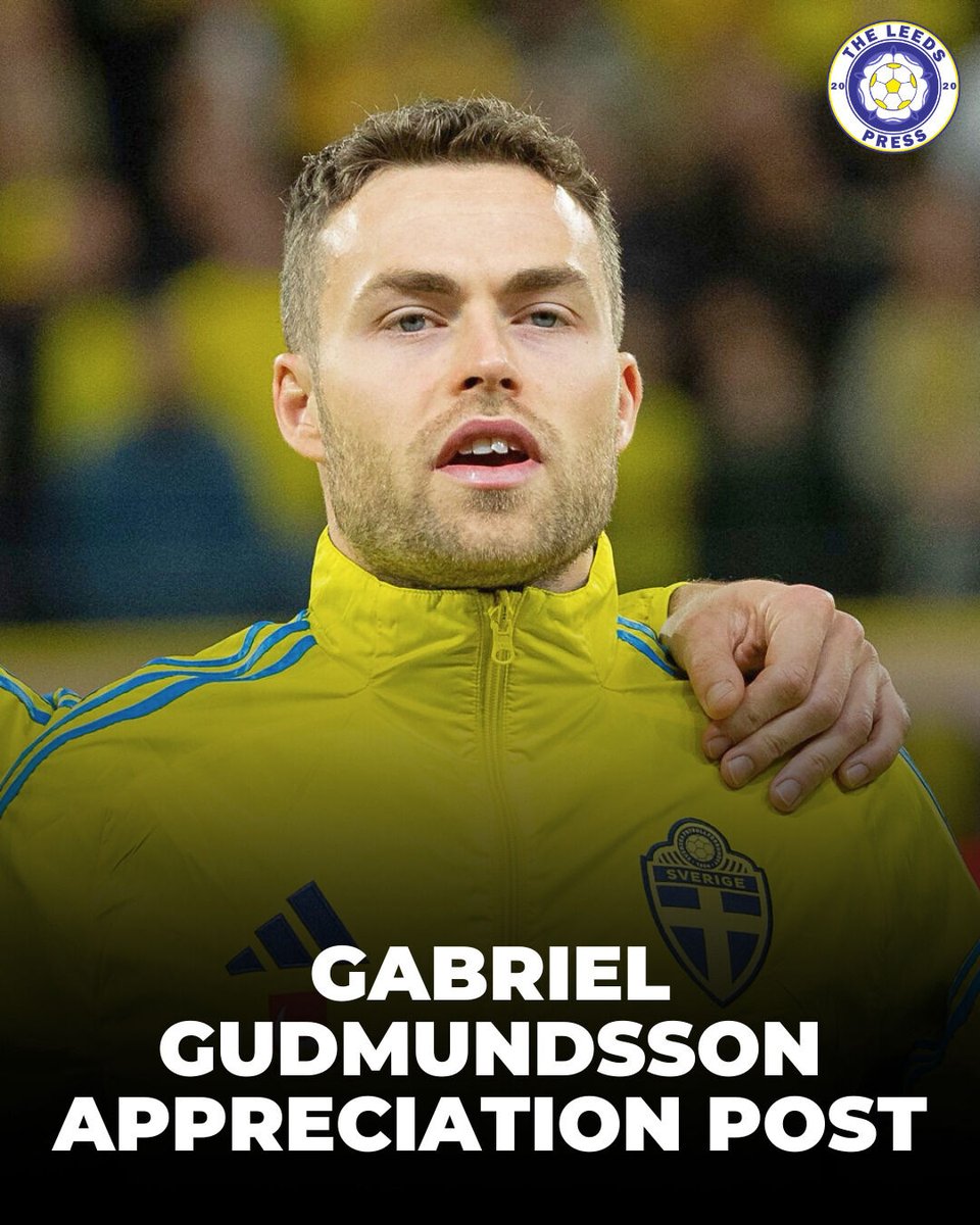 TheLeedsPress's tweet photo. Show your appreciation for Gabriel Gudmundsson, who featured in all of Sweden’s World Cup games. 👏 

The defender made us proud throughout his World Cup campaign, helping his team reach the knockouts of the competition.

Well done, Gabriel. 🇸🇪 https://t.co/Oy6hipsyvc