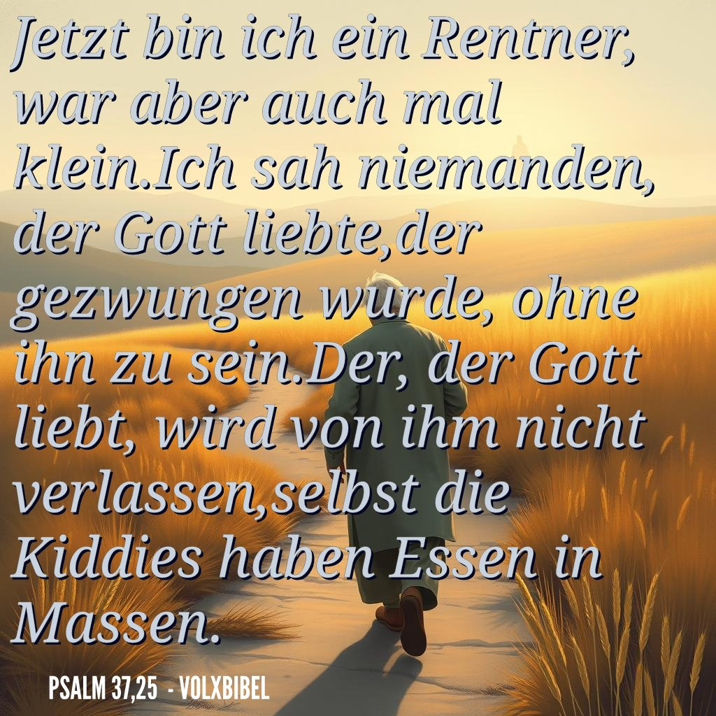 ThomasausBerlin's tweet photo. Ich war jung und bin auch alt geworden, und nie sah ich den Gerechten verlassen, noch seinen Samen nach Brot gehen; den ganzen Tag ist er gnädig und leiht, und sein Same wird gesegnet sein. (W. #Bibel #Glaube #Glauben #Gott
https://t.co/v8GBKGozsv https://t.co/MdtqXmybxb