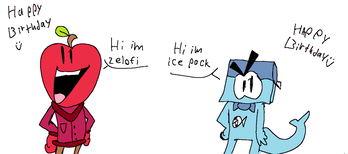 nickdrawcoolart's tweet photo. birthday art for @ze_lofi and @icepackwithdrip both drawn with ms paint because i don't have my ipad https://t.co/mYzTXgXhER