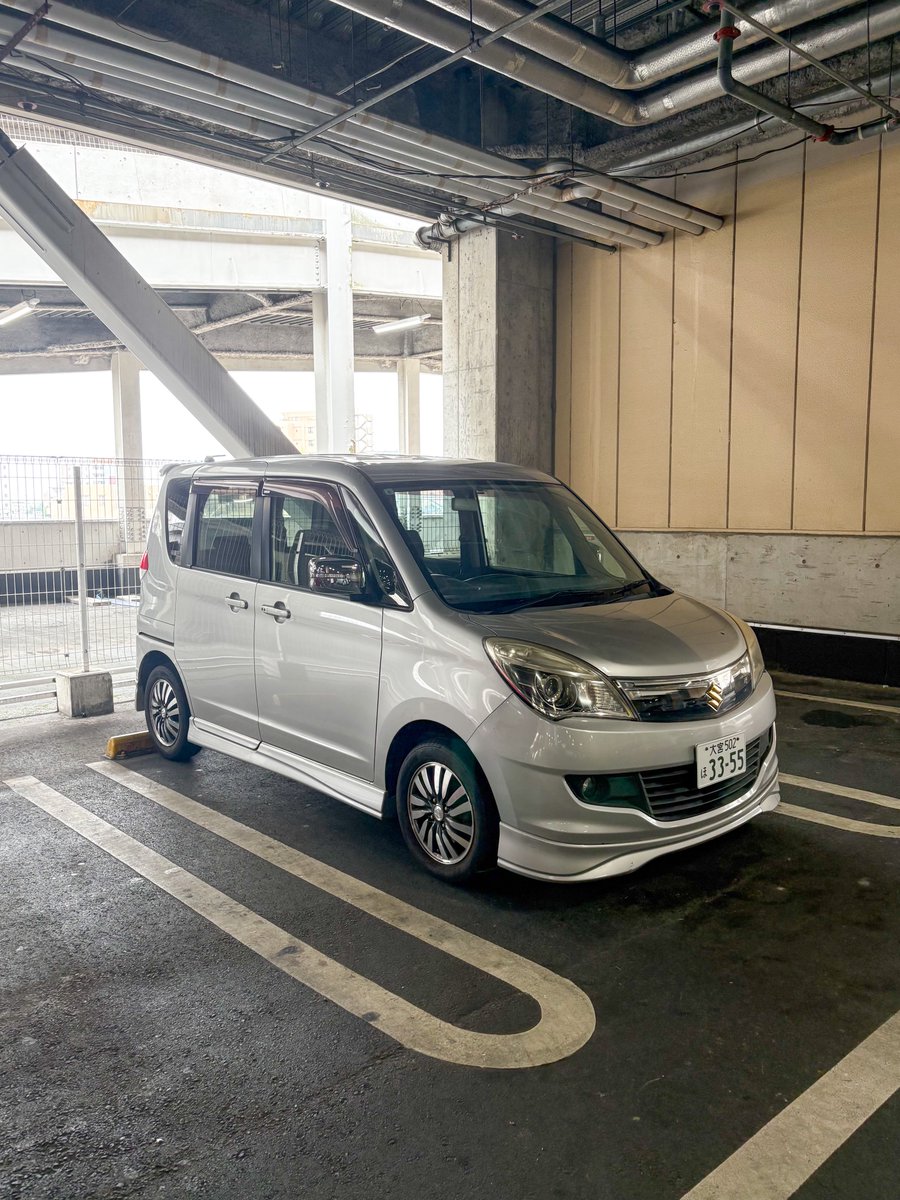 TOKAI_X_TEIO's tweet photo. 代車でスズキ ソリオ（MA15S 前期）

KAT-TUNがCMやってたやつ。それだけ https://t.co/jakbLdr3bT