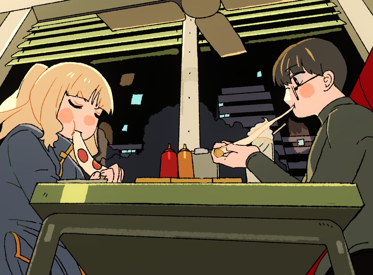 yongsadragon's tweet photo. pizza shop https://t.co/i1tC1qqtkY
