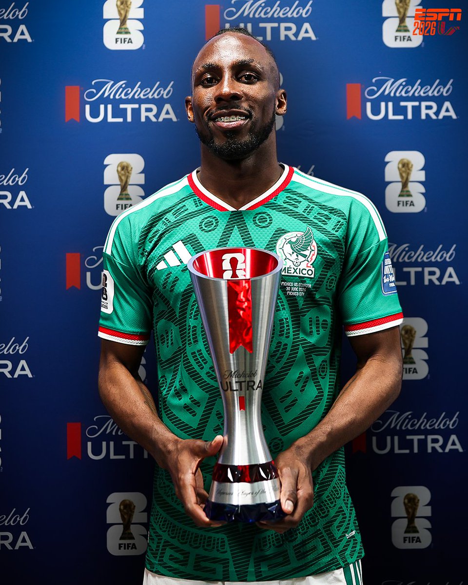 ESPNDeportes's tweet photo. Jugador del partido: Julián Quiñones. 🇲🇽 https://t.co/5Q85n7N9d6