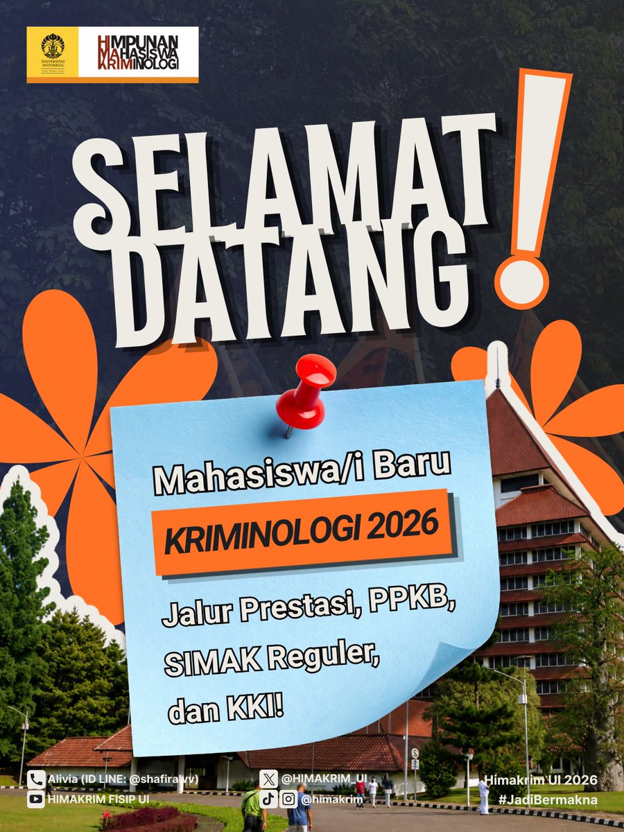 HIMAKRIM_UI's tweet photo. @Bearyni_ KEREN BANGET!! Jangan lupa lapor diri, ya! https://t.co/aZTUjMzUUm