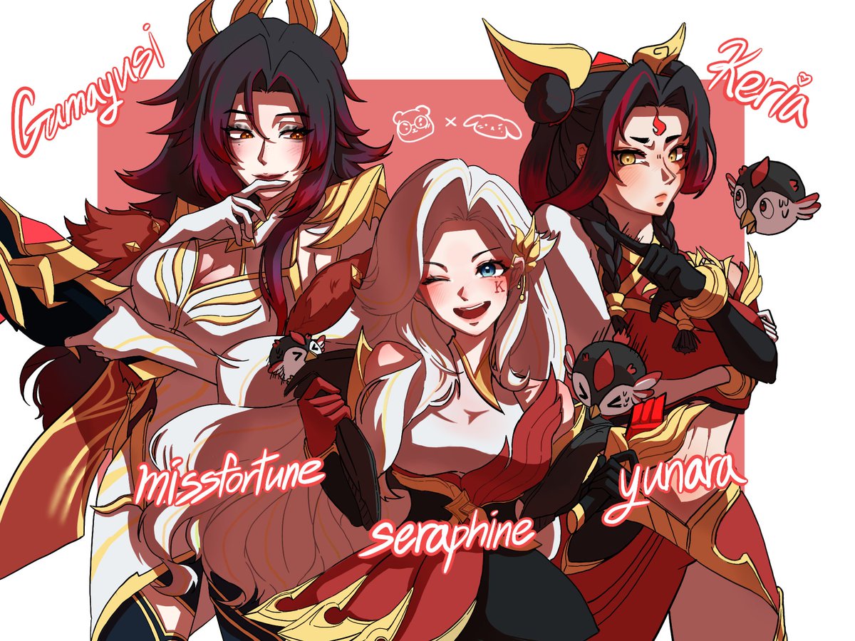 Grimmy_0812's tweet photo. 🐻🐶
#missfortune #seraphine #yunara https://t.co/aapYkhSWuj
