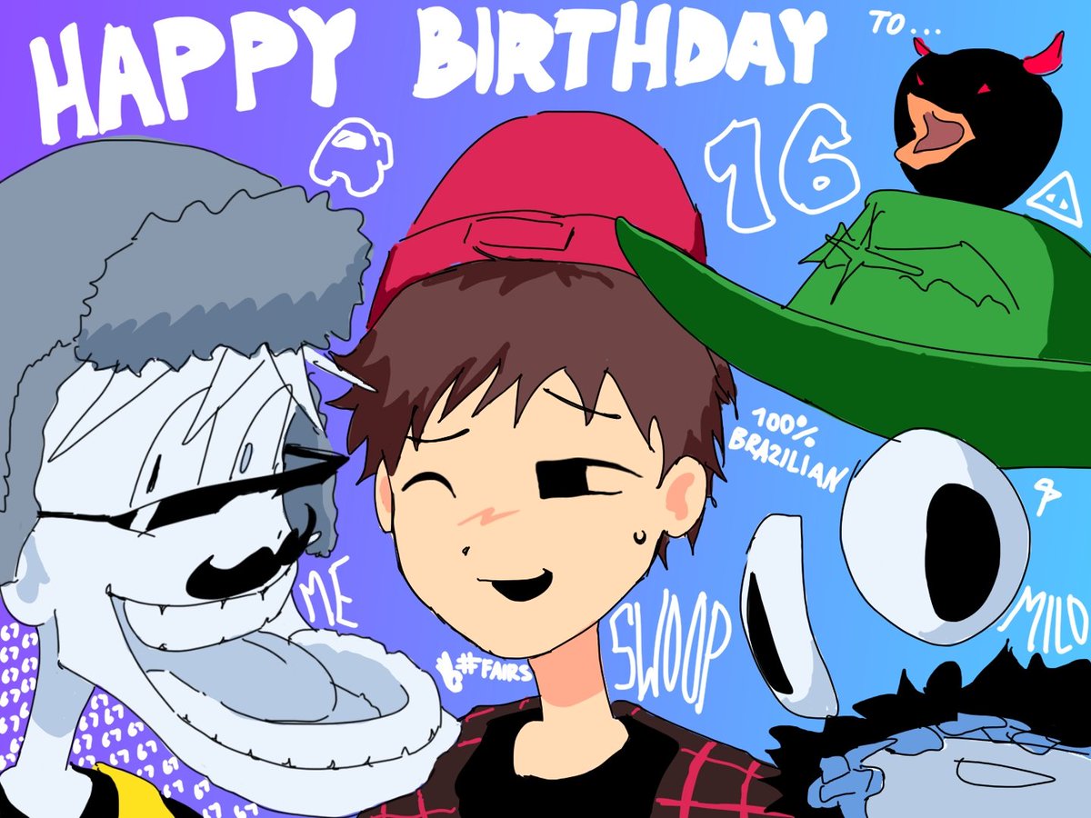 DeBlaueMichi's tweet photo. Quick sketch but...
HAPPY BIRTHDAY TO US!!!🔥😼
@SwoopBlox @ZimnyP1 https://t.co/BzrKat5nkb
