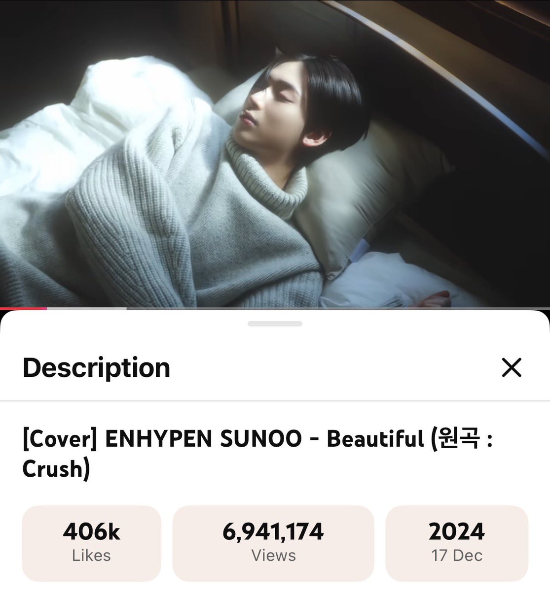 arrxz24's tweet photo. Stream sunoo beautiful cover~ 🍑🍀☀️

https://t.co/hhRQoCFTTp

SUNOO BEAUTIFUL COVER
#BeautifulLifeWithSunoo 
#엔하이픈_선우 #SUNOO https://t.co/I3U7s1cVAi