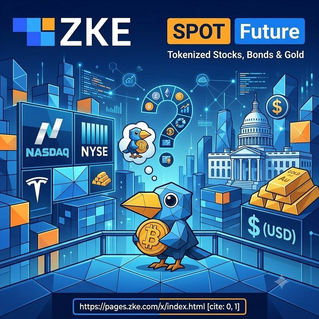 ZKEChinese's tweet photo. 🔔关于 RWA 专区上线 MSTRB/USDT 现货交易对的公告

🦜ZKE 平台现已在RWA（股票代币）专区正式开放以下 4 个全新现货交易对的流动性服务。

✅开放交易对： MSTRB/USDT、INTCB/USDT、EWYB/USDT、AMDB/USDT

📈立即交易：https://t.co/z2adW0r0kh

🔗了解更多：https://t.co/OHha8F1PRb https://t.co/ynRfxtakMw
