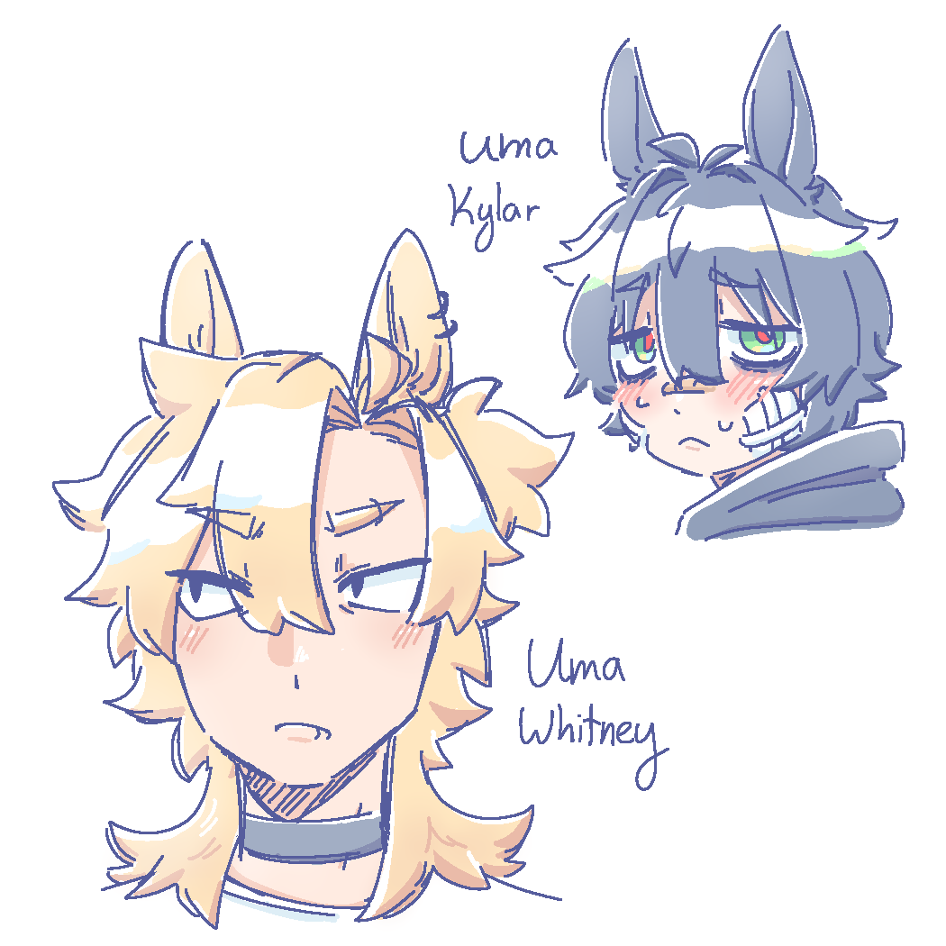 nippynippleton's tweet photo. i drew sum umas for funsies b4. what if we make money by forcing de LIs to race? 🏇🏇🏇🏇 https://t.co/xX8zOVUuIG