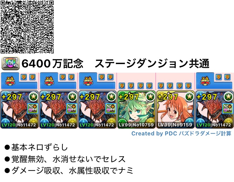 h_ppon's tweet photo. 【6400万DL達成記念クエスト】
✅️1枚目：ステージダンジョンの共通ネロ編成
✅️2枚目：クエストダンジョンの共通ラインハルト編成
✅️3枚目：クエストダンジョンの共通F91編成

魔法石135個などのアイテム回収にお役立てください！

#パズドラ https://t.co/MSAIMfhuFX