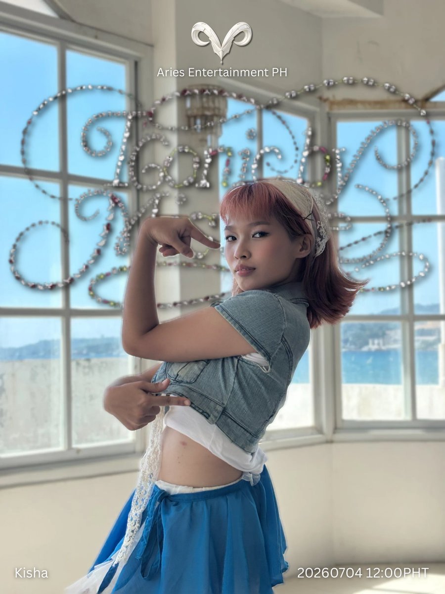 AriesEntPH's tweet photo. [Photo Teaser]

LE SSERAFIM (르세라핌) x ILLIT (아일릿) x KATSEYE (캣츠아이) 'Iconic by Mistake'
Dance Cover by RAISE

Kisha (Collaborator) as Minju
ILLIT

2026.07.04 12:00PHT

#AriesEntPH #LESSERAFIM #ILLIT #KATSEYE #르세라핌 #아일릿 #캣츠아이 #ICONICBYMISTAKE https://t.co/YtaI4MyxYN