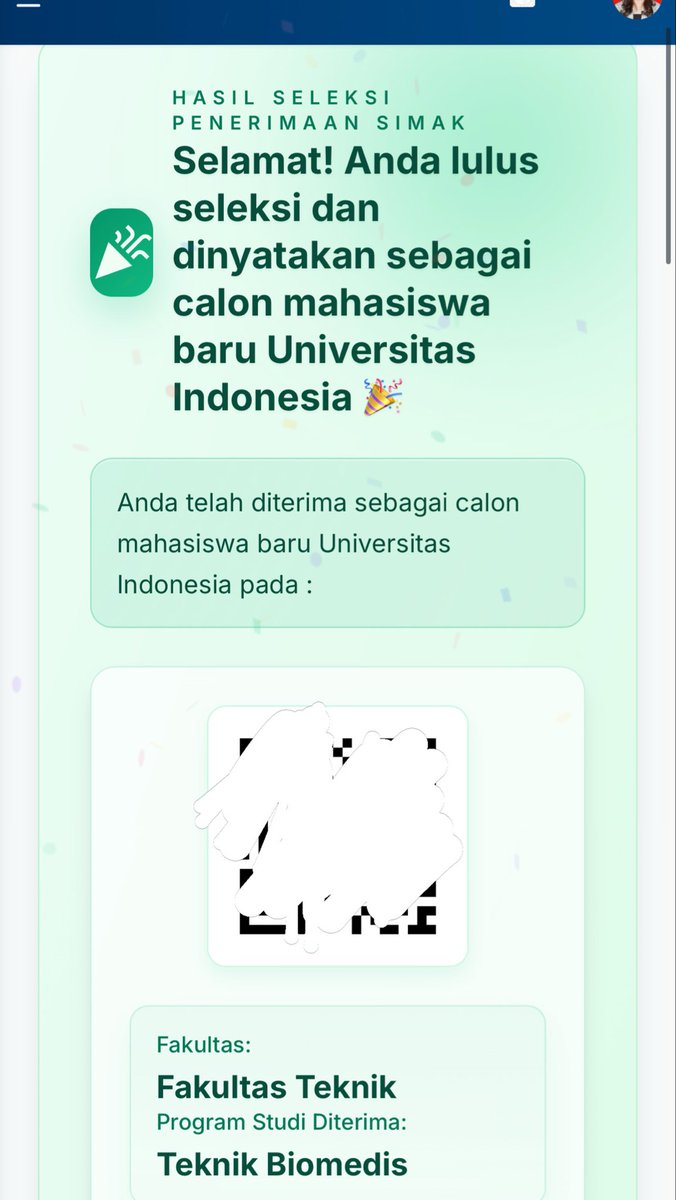 wlanln's tweet photo. guys boleh kasih saran ga
 alhamdulillah aku lulus di tekpang ipb dan teknik biomedis ui, tpi aku bingung mau ambil yg mana🤧🤧🤧 boleh bantu kasih pertimbangan ga yaa.
Selain itu juga pas SMA aku ga belajar fisika, cuma belajar kimia, biologi, dan math😭😭😭 https://t.co/wsEucOtaXq