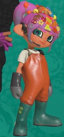 silver_egg_'s tweet photo. レイダース用のバイトウェーダーかわいい♡
肩ベルトが紐になってるし、グローブもウェーダーのものじゃ無いから、流れ着いたウェーダー補修したり組み合わせたりして作ったんだろな
……バイト現場で流され行方不明になったバイターの遺品か？？？え？ https://t.co/nDY4OXpbwD