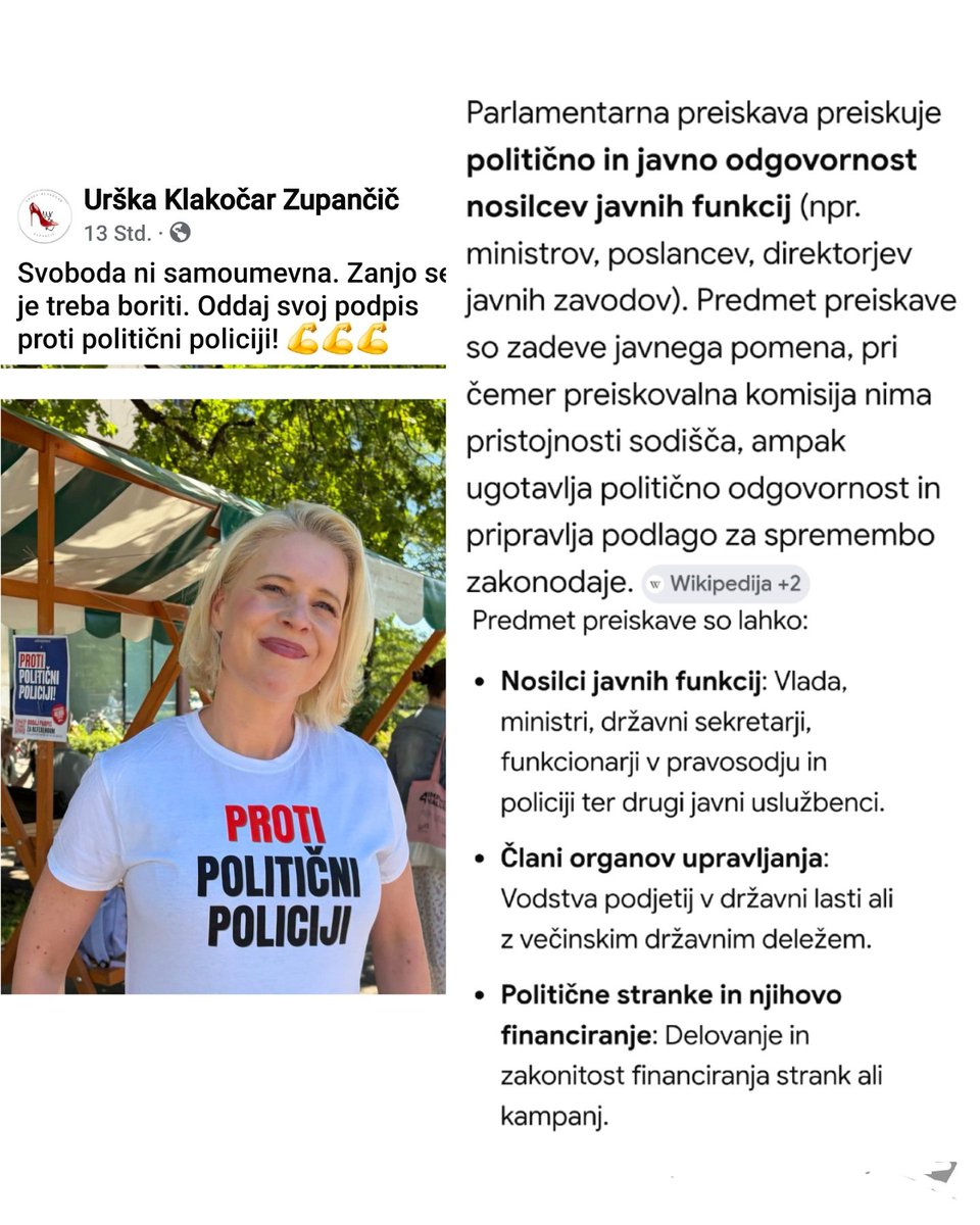 brutus91101394's tweet photo. Predmet parlamentarne preiskave so IZKLJUČNO politični funkcionarji, NIKOLI navadni občani. Institut parlamenrarne preiskave imamo od leta 1991,  torej 35 let. Varovalke™, torej možnost zavlačevanja s pravnimi triki ste uvedla vi leta 2024, da preprečite GEN-I preiskavo. https://t.co/lzEEqW0i07