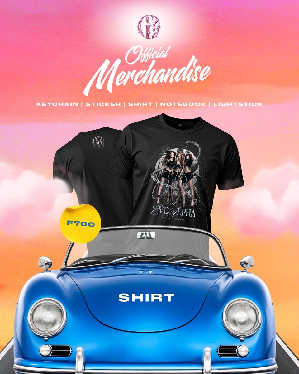 G22Official's tweet photo. ‼️ MERCH REVEAL ‼️

Heto na ang pinakahihintay n’yo para maging concert-ready this July 12! 🤍🪡

✨ Official Merchandise Pricing List
💡 Lightstick – ₱1,200
👕 T-Shirt – ₱700
📒 Notebook – ₱250
🎟️ Sticker Pack – ₱100
🔑 Keychain – ₱100

🛒 The order form will be announced TONIGHT at 7:00 PM. Stay tuned!

Tickets for The Eve of an Alpha: The First Concert are still available via TicketNet—grab yours now!

🔗 https://t.co/UYnwHHg98L

#G22 #G22_TheEveOfAlpha #G22TheFirstConcert 🤍🪡