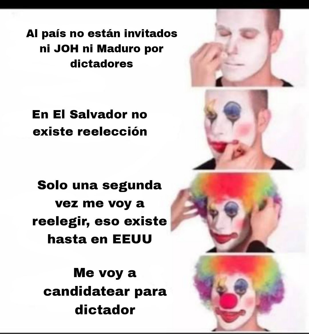 antoasb's tweet photo. Y no es meme. Ya va para su tercer periodo, segundo inconstitucional. https://t.co/4yLOC2LX43