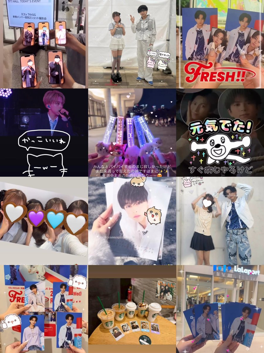 8llnyan's tweet photo. 2026上半期まとめ\(＞ᗜ ✪)/🤍
 #八神遼介  #ICEx https://t.co/Tbt81NqNVd