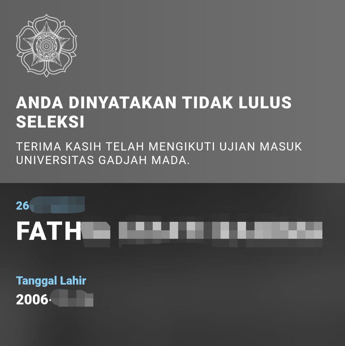 fthizz_'s tweet photo. Akhirnya selesai jg perjuanganku mengejar kampus impian di tahun kedua ini. Walaupun kali ini aku pulang tanpa membawa seporsi kemenangan, but I always begin again, again, and again, sampai mimpi itu benar-benar tercapai.

Sudah saatnya melanjutkan di kampus itu dgn sisa tenagaku https://t.co/PGNRlK98d0