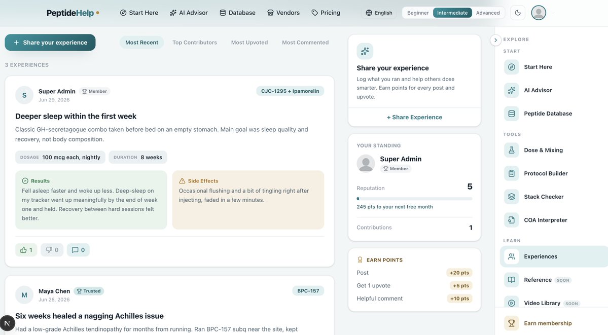 PeptideHelp's tweet photo. Experienced with peptides? We'll pay you to share it.

https://t.co/pjzz55acY8 is seeding an honest, real-world experience database prior to launch. We're looking for good writers who've run a wide range of peptides ... paid modestly for each approved experience, with extra perks for top contributors. We'll cap the opportunity once we reach our contribution target.

Send a brief intro to ask@peptidehelp.com if interested.