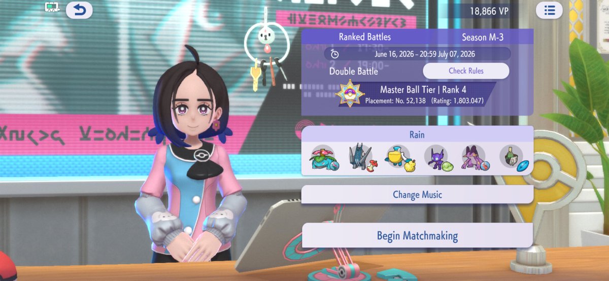 Ord_GbK's tweet photo. Reached 1800! Super happy even though it’s not actually that big of a deal. I slacked ladder really hard in reg M-A and ended hardstuck 1600-1700. Mega Venu w/ screens and wisp feels so strong. https://t.co/dRkewcjGtC