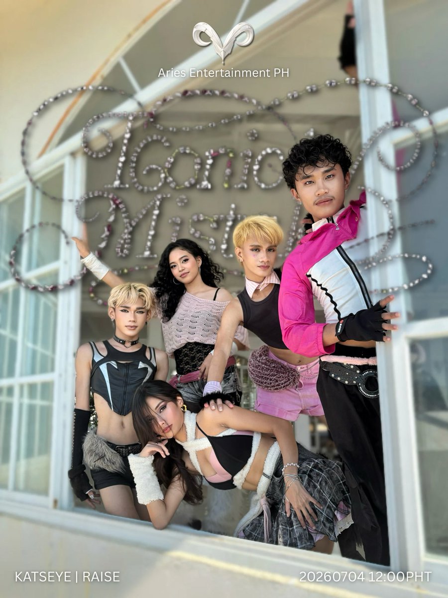 AriesEntPH's tweet photo. [Photo Teaser]

LE SSERAFIM (르세라핌) x ILLIT (아일릿) x KATSEYE (캣츠아이) 'Iconic by Mistake'
Dance Cover by RAISE

KATSEYE

2026.07.04 12:00PHT

#AriesEntPH #LESSERAFIM #ILLIT #KATSEYE #르세라핌 #아일릿 #캣츠아이 #ICONICBYMISTAKE https://t.co/23SrYi52Br