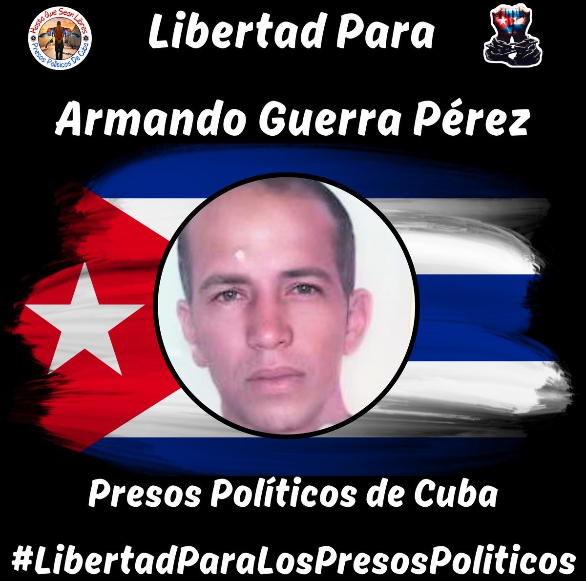 CubaMiRazon2003's tweet photo. Ser valiente en Cuba te cuesta la libertad. Hoy exigimos justicia para todos los presos políticos. #PresosDeCastro #Twittazo #HastaQueSeanLibres https://t.co/bwN8sJHkBa