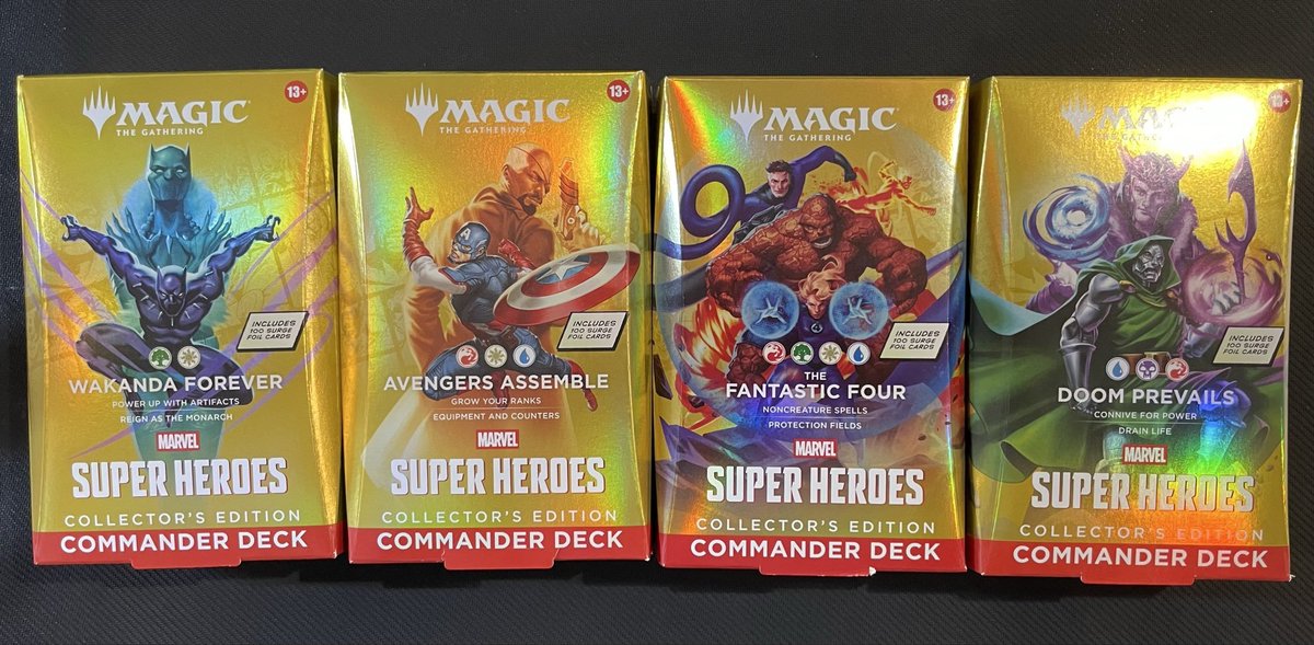MTG コレクターズエディション　まとめ売り MTG✨最新弾✨ 「マーベル スーパー・ヒーローズ」 ✨統率者デッキ
