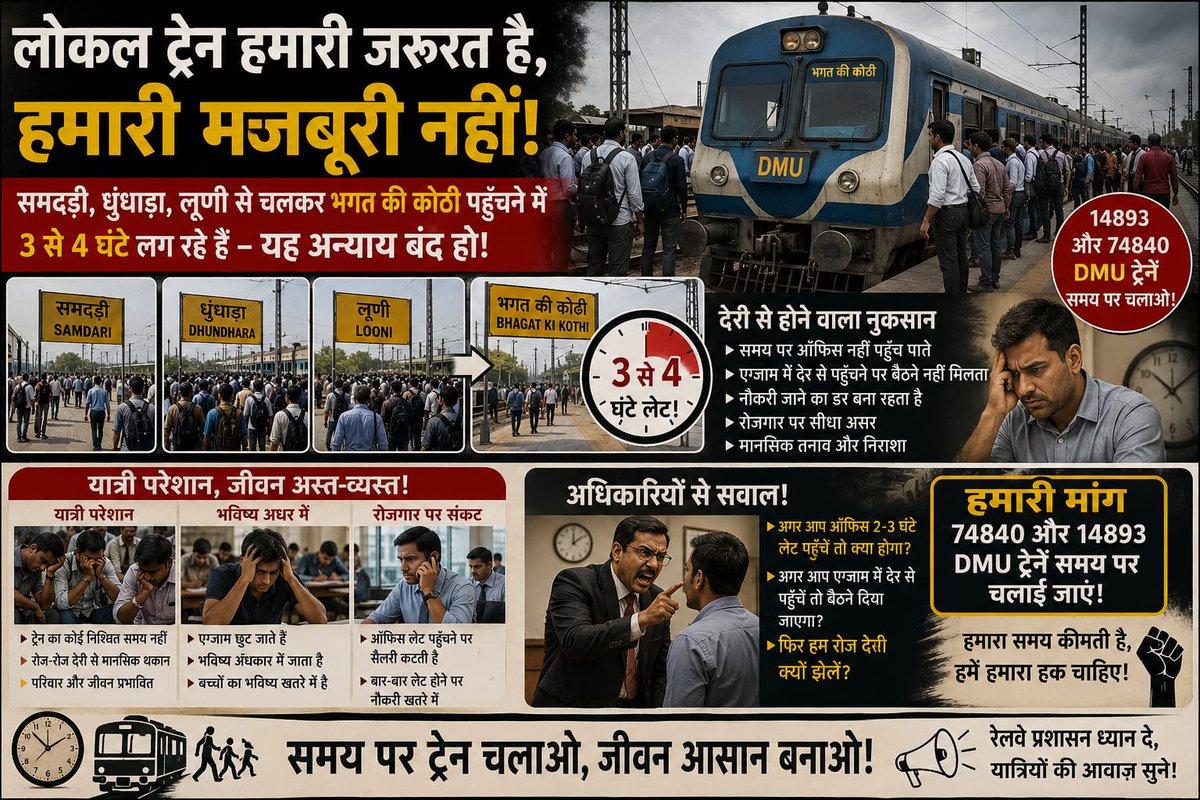 Sharwan8094's tweet photo. @NWRailways https://t.co/9OpuPL3Dcy