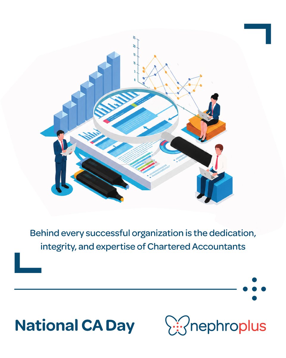 nephroplus's tweet photo. Today, we celebrate the minds behind financial excellence. 
Happy Chartered Accountants Day to all the professionals whose integrity, precision, and dedication keep organizations moving forward

#NephroPlus #CAday https://t.co/WM4XoFwHqO