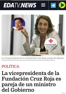 Wanchufree's tweet photo. @IndigoyAzul PSOE de España usa Cruz Roja para blanquear https://t.co/2TmZCjYH68