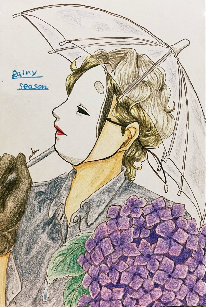 Mokatan1985's tweet photo. 昨日あげ忘れてました
最近デジタル多めだったので、色鉛筆絵も描きたいな…

#今月描いた絵を晒そう
#おかめさんFA https://t.co/2HFKRlIvAo