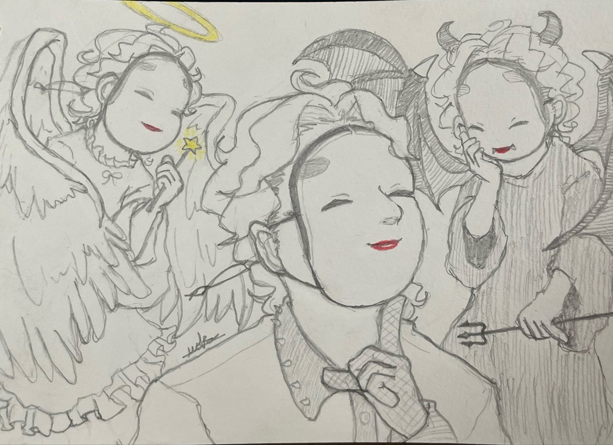 Mokatan1985's tweet photo. 昨日あげ忘れてました
最近デジタル多めだったので、色鉛筆絵も描きたいな…

#今月描いた絵を晒そう
#おかめさんFA https://t.co/2HFKRlIvAo